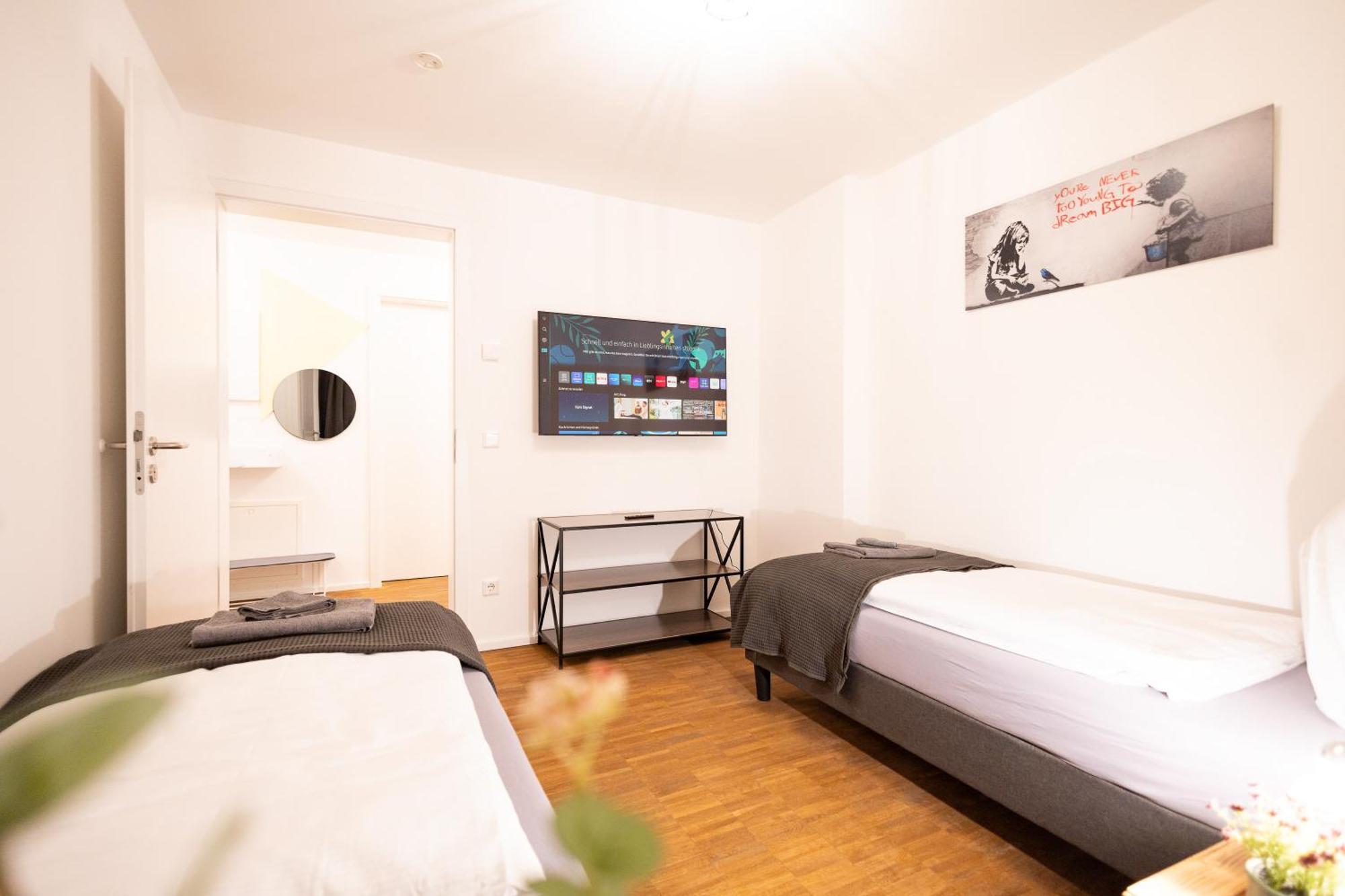 Ko-Living - Yellow Submarine Suite - Altstadt - Kueche - 2 Sz - Getrennte Betten - Bis 7 Gaeste Halle  Exteriér fotografie